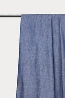 Tissu Coton Chambray Used Blue au mètre - Atelier Brunette - 1