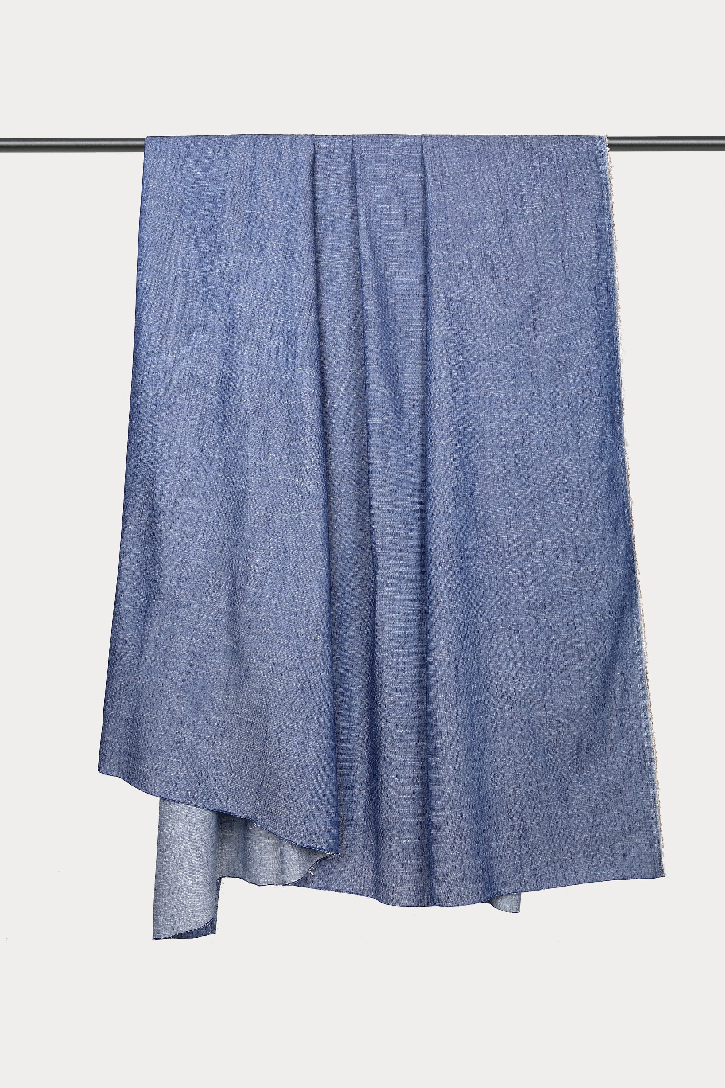 Tissu Coton Chambray Used Blue au mètre - Atelier Brunette - 3