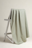 Chino stretch cotton fabric, mineral green, sold by the metre – soft and stretchy – Atelier Brunette