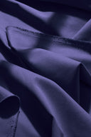 Fabric gabardine lightweight cotton cobalt blue vivid sold by the metre – fluid and summery – Atelier Brunette