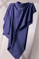 Fabric gabardine lightweight cotton cobalt blue vivid sold by the metre – fluid and summery – Atelier Brunette