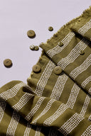 Fabric Gaïa viscose EcoVero printed ivy green deep sold by the metre – Atelier Brunette