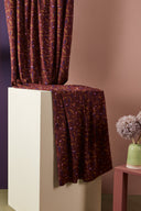 Tissu Java imprimé rouille au mètre – exotique et fluide – Atelier Brunette