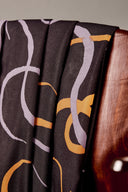 Fabric Misty viscose black sold by the metre – light and fluid – Atelier Brunette
