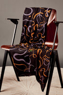 Fabric Misty viscose black sold by the metre – light and fluid – Atelier Brunette