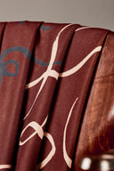 Fabric Misty viscose rust sold by the metre – light and fluid – Atelier Brunette