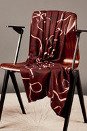 Fabric Misty viscose rust sold by the metre – light and fluid – Atelier Brunette