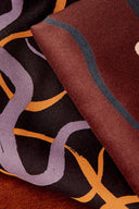 Fabric Misty viscose rust sold by the metre – light and fluid – Atelier Brunette