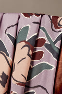 Fabric Peony viscose floral print lavender purple sold by the metre – romantic and fluid – Atelier Brunette