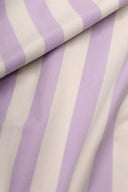 Tissu Stripes coton bambou rayé violet doux au mètre – Atelier Brunette