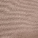 Macro close-up on the powder pink ribbed knit, showing the fine detail of the knitted ribs.