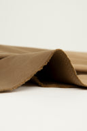Tissu canvas coton taupe café au mètre – solide et polyvalent – Atelier Brunette