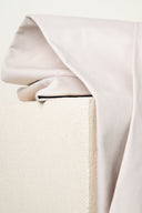 Tissu canvas coton beige argile au mètre – solide et polyvalent – Atelier Brunette