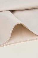 Tissu canvas coton beige argile au mètre – solide et polyvalent – Atelier Brunette