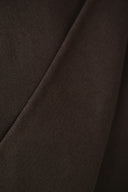 Tissu canvas coton beige caramel chaud au mètre – solide et polyvalent – Atelier Brunette