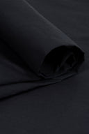 Black water-repellent cotton fabric by the metre – ideal for trench coats – Atelier Brunette