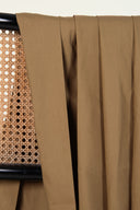 Tissu coton déperlant imperméable taupe café au mètre – idéal trench – Atelier Brunette