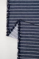 Tissu denim bleu moyen au mètre – résistant et tendance – Atelier Brunette