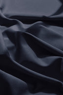 Tissu gabardine de coton gris anthracite foncé au mètre – résistant et drapant – Atelier Brunette