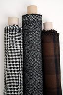 Flecked wool-blend fabric – all colourways available – Atelier Brunette