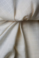 Little Tile fabric, off-white – geometric tile jacquard – Atelier Brunette