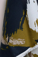 Mira viscose fabric, midnight indigo blue print, by the metre – flowing and delicate – Atelier Brunette