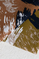 Mira viscose fabric, midnight indigo blue print, by the metre – flowing and delicate – Atelier Brunette