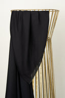 Black modal viscose fabric by the metre – incredibly soft – Atelier Brunette