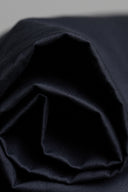 Dark charcoal grey cotton oxford fabric by the metre – casual check texture – Atelier Brunette