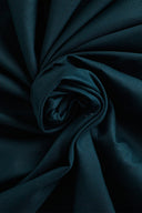 Deep forest green cotton oxford fabric by the metre – casual check texture – Atelier Brunette