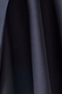 Dark charcoal grey cotton poplin fabric by the metre – smooth and silky – Atelier Brunette