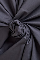Tissu popeline coton gris anthracite foncé au mètre – lisse et soyeux – Atelier Brunette