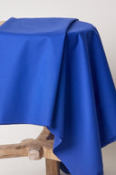 Electric blue cotton poplin fabric by the metre – smooth and silky – Atelier Brunette