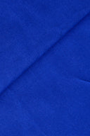 Electric blue cotton poplin fabric by the metre – smooth and silky – Atelier Brunette