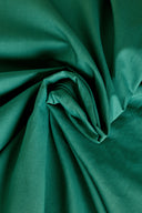 Bright zesty green cotton poplin fabric by the metre – smooth and silky – Atelier Brunette