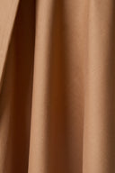 Caramel hazelnut cotton poplin fabric by the metre – smooth and silky – Atelier Brunette
