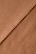 Caramel hazelnut cotton poplin fabric by the metre – smooth and silky – Atelier Brunette