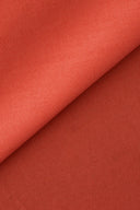 Tissu popeline coton orange coquelicot au mètre – lisse et soyeux – Atelier Brunette
