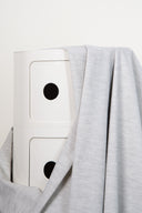 Ivory beige woven velvet fabric by the metre – soft with a subtle sheen – Atelier Brunette