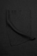 Twill linen-viscose LivaEco™ fabric, black, sold by the metre – fluid and eco-responsible – Atelier Brunette