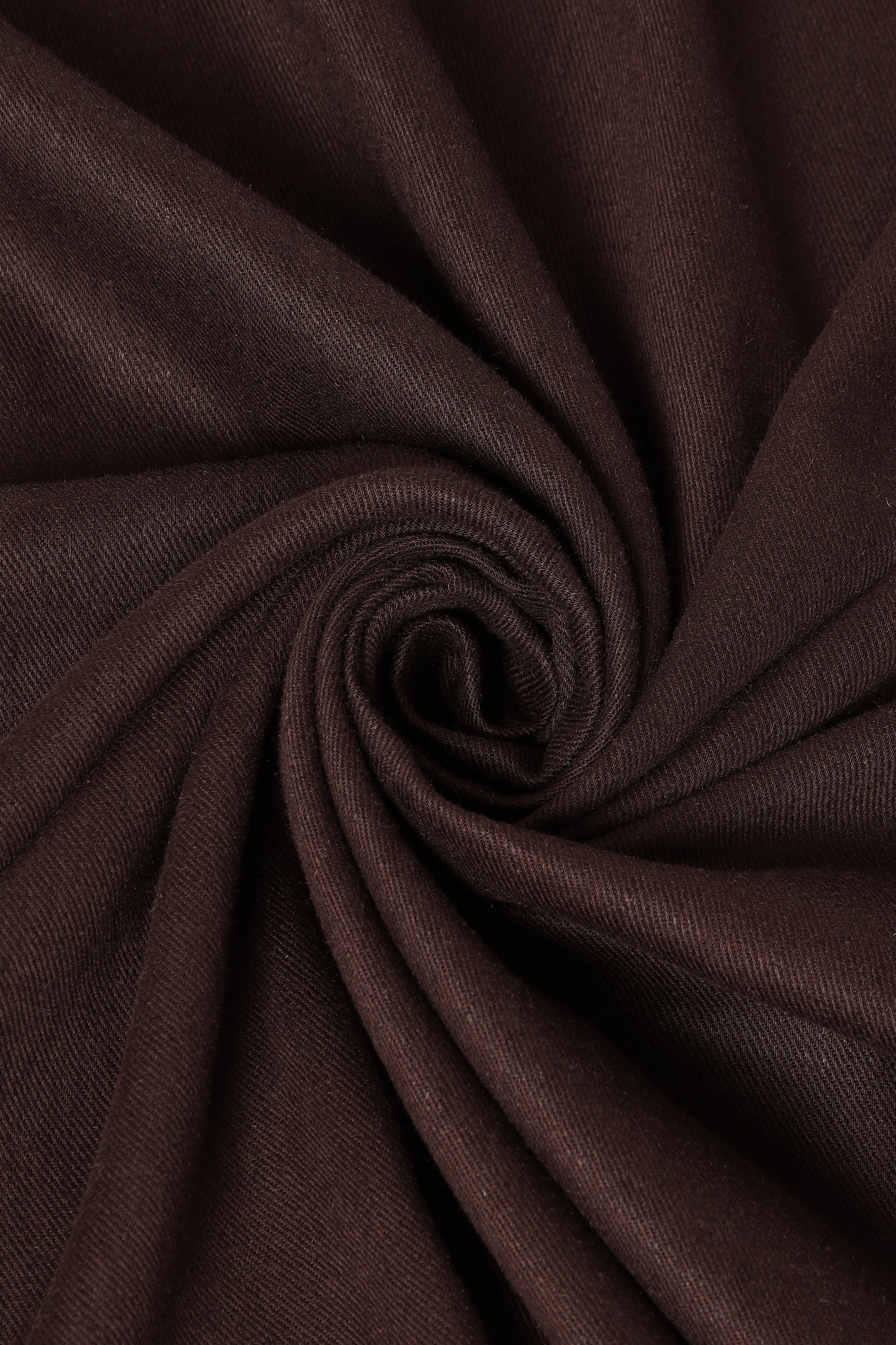 Twill Lin Viscose Livaeco™ Oat Chocolate Fabric Remnants