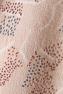 Fabric Vera viscose geometric blush pink pale sold by the metre – Atelier Brunette