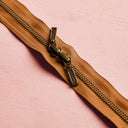 Zip Double Curseur Laiton - 40 cm